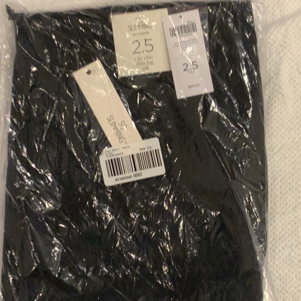 Chicos So Slimming slim leg black pants
